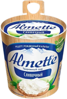 Сыр Альметте Сливочный 150гр