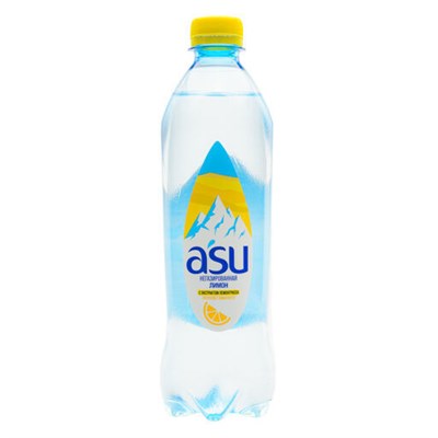Вода ASU б/г лимон 0,5л - фото 10021