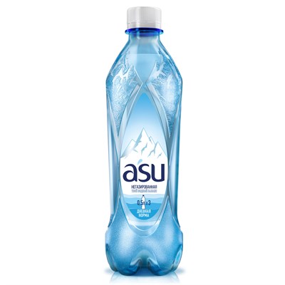 Вода ASU б/г  0,5л - фото 10026