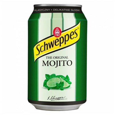 Напиток Schweppes Mojito 0.33л ж/б - фото 10618