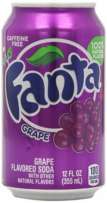 Напиток Fanta Grape Виноград 0.355л ж/б - фото 10939