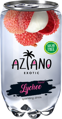 Напиток Aziano Lychee 0.35 - фото 10987