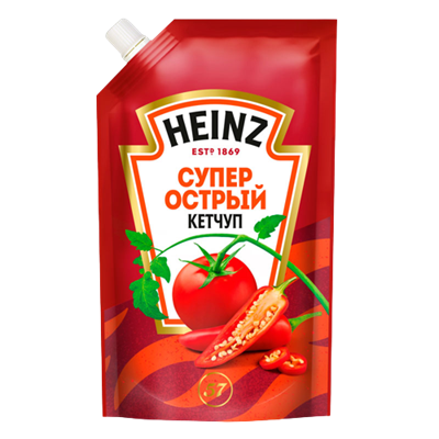 Кетчуп Heinz Супер острый 320гр - фото 11296