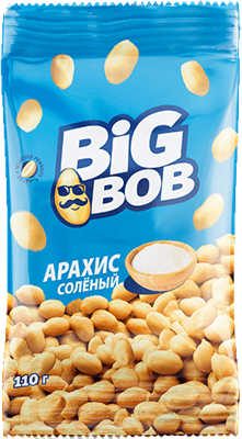 Арахис Big Bob соленый 110 гр. - фото 12161