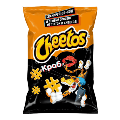 Чипсы Cheetos Краб 85гр  - фото 13095