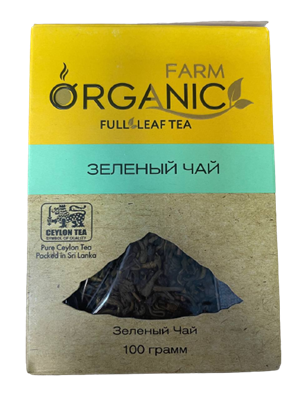 Чай Organic Farm Green Tea с персиком 100 гр.. - фото 13105