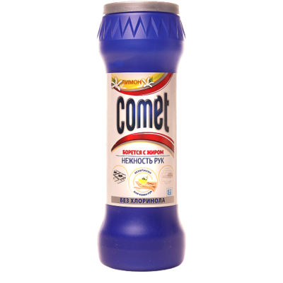 Чистящий порошок Comet Лимон без хлора в банке 475гр - фото 13152