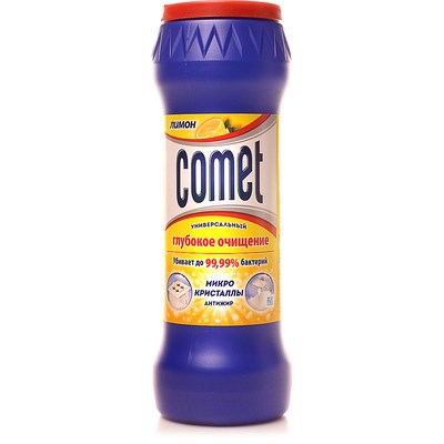 Чистящий порошок Comet Лимон в банке 475мл - фото 13155
