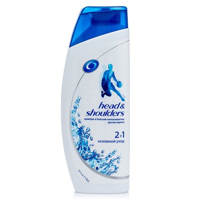 Шампунь Head & Shoulders 2в1 Основной уход 200мл - фото 13190