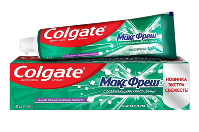 Зубная паста Colgate Макс Фреш Нежная мята 100мл - фото 13392