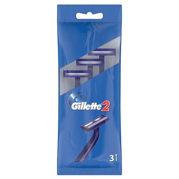 Одноразовый станок Gillette2 3 шт. - фото 13758