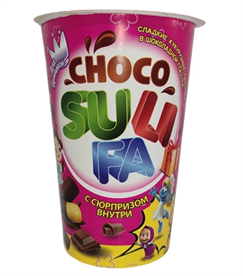 Кукурузные палочки CHOCO SULIFA темная принцесса 80 гр. - фото 15285