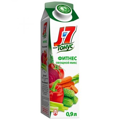 Сок J7 Тонус Овощной микс 0,97 - фото 15534