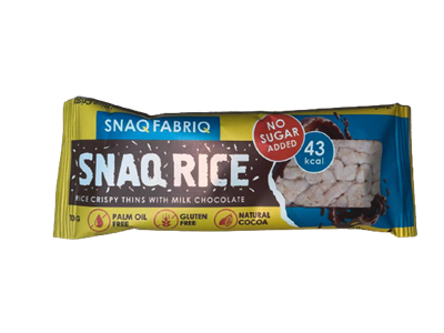 Батончик SF рисовый слайс в молочном шоколаде 10гр - фото 15921