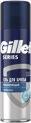 Гель для бритья Gillette увлажняющий с маслом какао 200мл - фото 16090