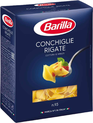 Barilla Паста Conchiglie rigate 450г - фото 16504