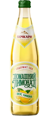 Лимонад Домашний Лимон 0,45, Бочкари - фото 16959