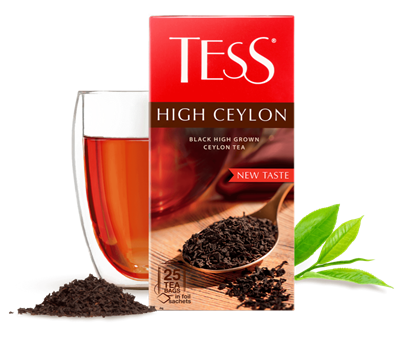 Чай черный Tess High Ceylon 25 пакетов - фото 17007