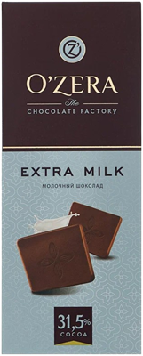 Шоколад молочный Ozera  Extra milk 90 гр - фото 20126