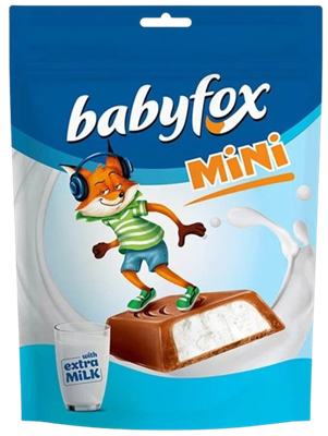 Конфеты Babyfox с молочной начинкой 120гр - фото 20223