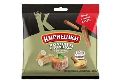 Кириешки Холодец с хреном+горч.соус 60гр - фото 20380