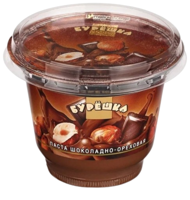 Паста Бурешка шоколадно-ореховая 200гр - фото 20514