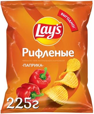 Чипсы Lay's Паприка 225 гр. - фото 20680