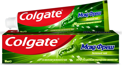 Зубная паста Colgate Макс Фреш Зеленый чай 100мл - фото 20838