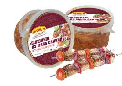 Шашлык из свинины в томатном соусе 1,8 кг - фото 21087