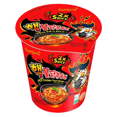 Лапша HOT CHICKEN CUP RAMEN  70 гр - фото 21938