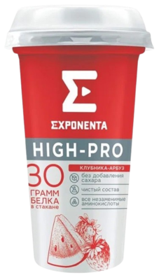 Напиток кисломол.обезжир.Exponenta High-Pro натуральный 250гр - фото 22509