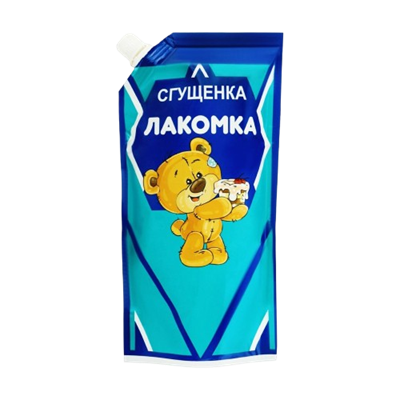 Сгущенка Лакомка 8,5% 460 гр дойпак - фото 22980