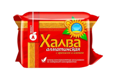 Халва Алматинская с арахисом и изюмом 275 гр - фото 23025