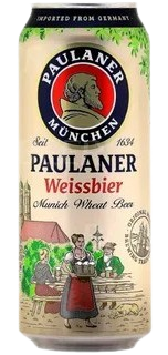 Пиво Paulaner Hefe-Weissbier  ж/б Германия 0.5л  - фото 24059