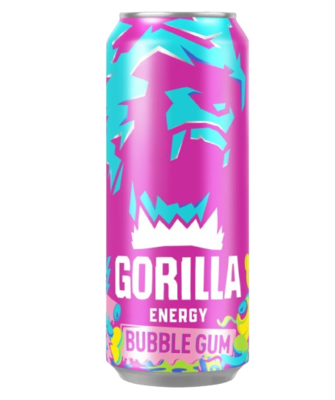 Энергетический напиток Gorilla Bubble Gum банке 0,45 л - фото 24233