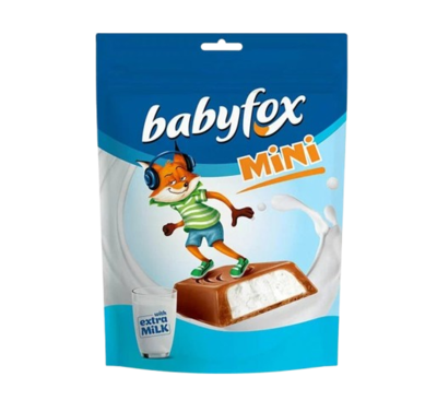 Конфеты Babyfox шоколадные с молочной начинкой 130гр - фото 24415