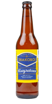 Пиво Знаковое Жигулевское, 4%, свет,непаст,фильтр, 0,5л, ст/б, Россия - фото 24431