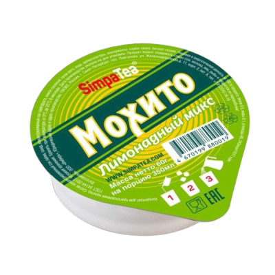 Лимонадный микс SimpaTea Мохито 60г - фото 24458
