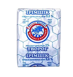 Творог Восток-Молоко жир 5% 200гр. - фото 24491