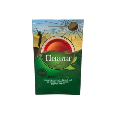 Чай Пиала Gold гранулированный энергия утра 100 гр - фото 24499