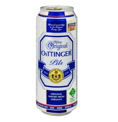 Пиво OETTINGER PILS original 4,7% 0,5л ж/б - фото 24531