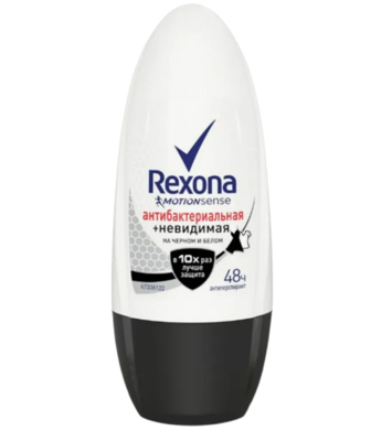 Rexona ролик женский INVISIBLE DRY 50 мл - фото 24628