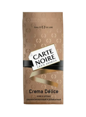 Кофе Carte Noire жареный в зёрнах Crema Delice 230гр - фото 24637
