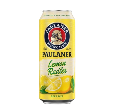 Пиво Paulaner Lemon Radler 2.5% лимон 0.5л ж/б Германия - фото 24661