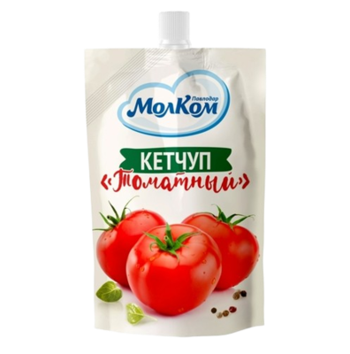 Кетчуп томатный д/п 350 гр МОЛКОМ - фото 24775