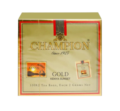 Чай CHAMPION KENYA TEA BAGS 100 пакетов - фото 24844