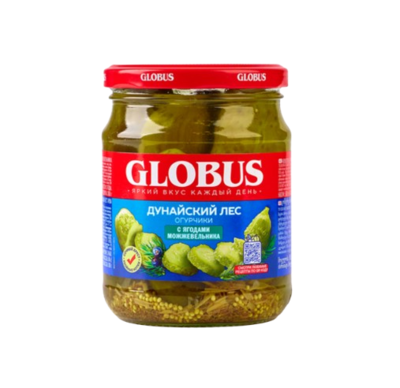 Globus Огурцы с можжевельником 500мл - фото 24859