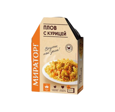 Плов с курицей Мираторг 260г. - фото 25037