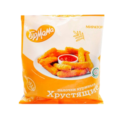 Палочки куриные хрустящие 300 гр GurMama Мираторг - фото 25061