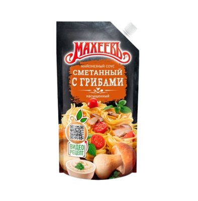 Соус Махеев майонезный Сметанный с грибами 200гр - фото 25184